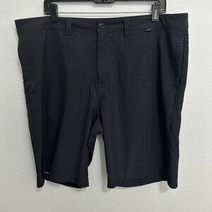 Travis Mathew Shorts Dark Gray Golf Performance Stretch Chino Flat Front Size 38